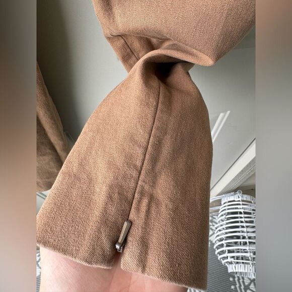 Lauren Ralph Lauren Pants Womens Size 12 Tan Stretchy Slim Ankle Side Zip Preppy - Picture 3 of 7